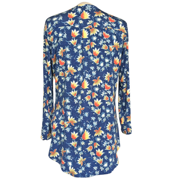 JNY Jones New York Soft Floral Button Up Shirt S - Picture 3 of 4